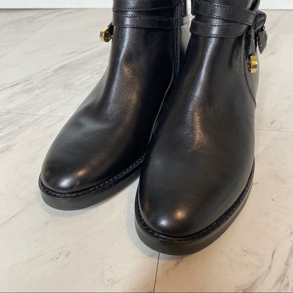 New! Cole Haan Railyn Black Leather Bootie 7B - Picture 8 of 12